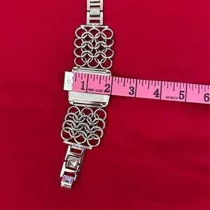 Ed Hardy | Accessories | Ed Hardy Flower Dial Silver Tone  display picture 3